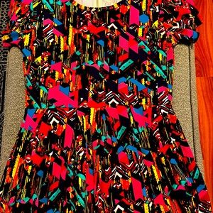 Beautiful Colorful “Amelia”  LulaRoe Dress